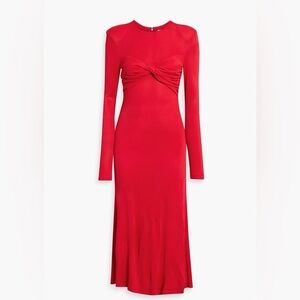 Farm Rio Twisted Jersey Midi Dress (Small)